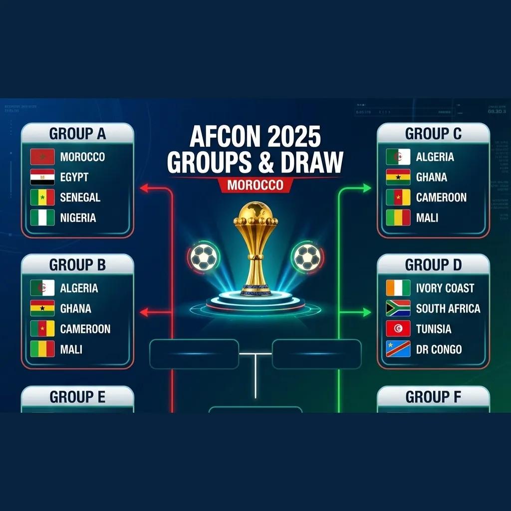 AFCON 2025 Groups & Draw Results: Complete Tournament Breakdown